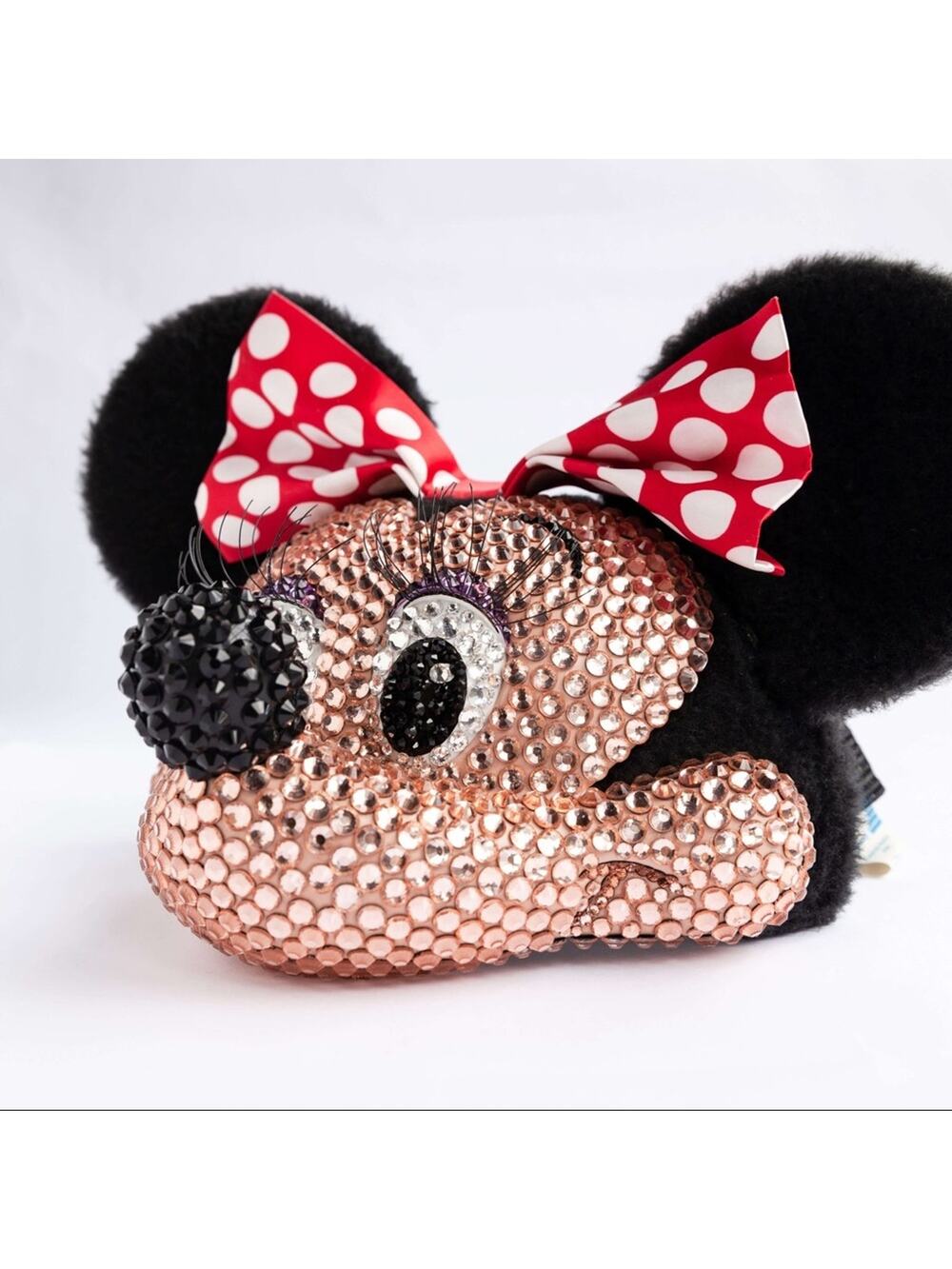 Vintage 90s Minnie Mouse Character Hat Disney Trucker Snapback Bling Maximalist